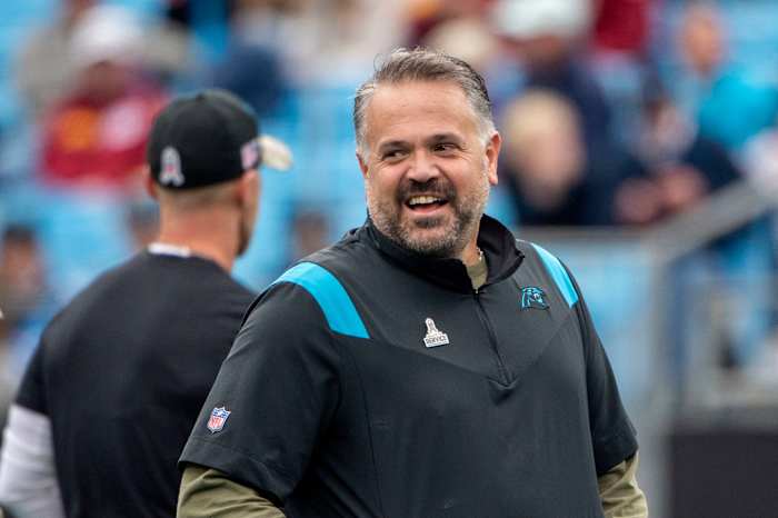 Carolina Panthers coach Matt Rhule